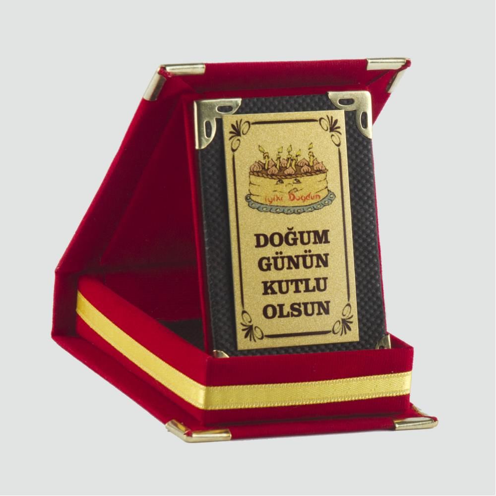 Doğum Günün Kutlu Olsun Plaketi 11x8 cm