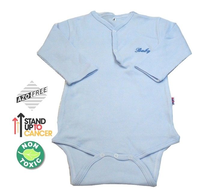 Sema Baby Uzun Kol Kaşkorse Badi (Body) - Mavi 0-6 Ay