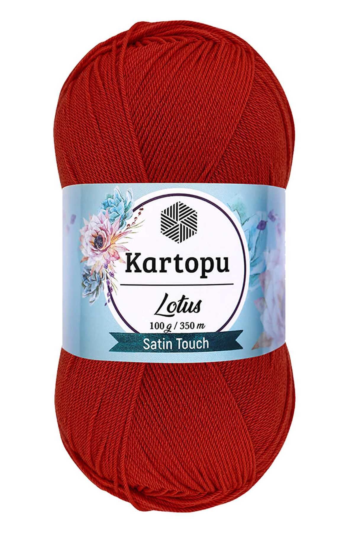 Lotus Bikini Büstiyer Bluz Örgü İpi K101 Nar Çiçeği