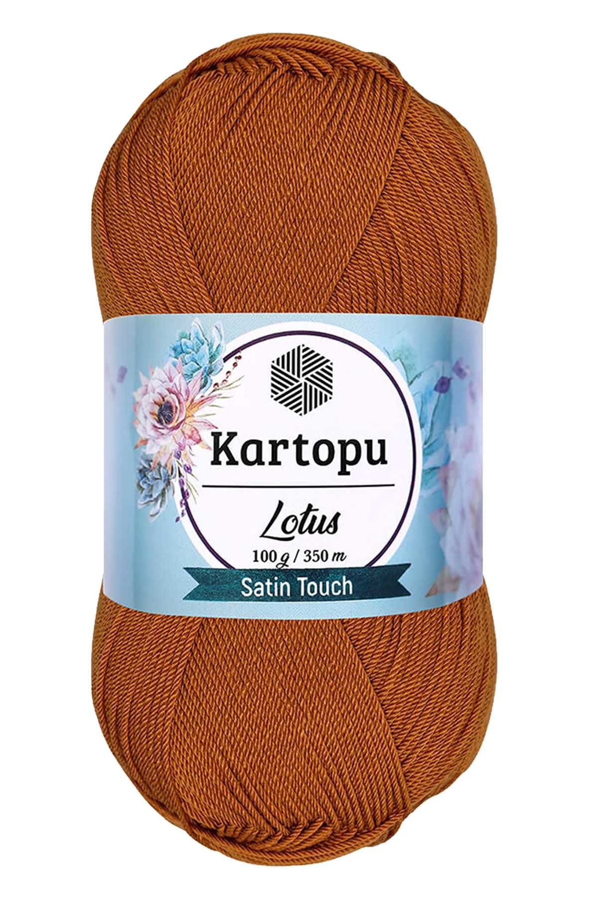 Lotus Bikini Büstiyer Bluz Örgü İpi K302 Tarçın