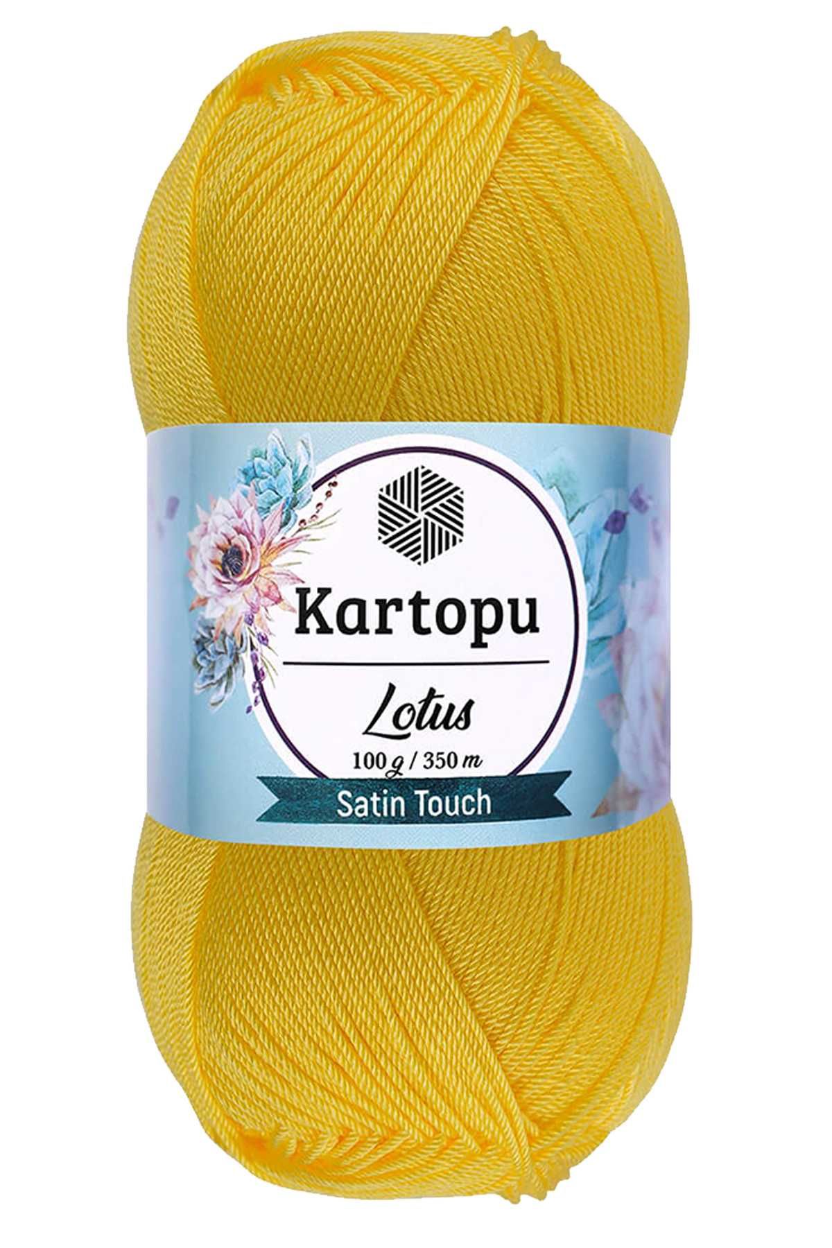 Lotus Bikini Büstiyer Bluz Örgü İpi K323 Civciv Sarı