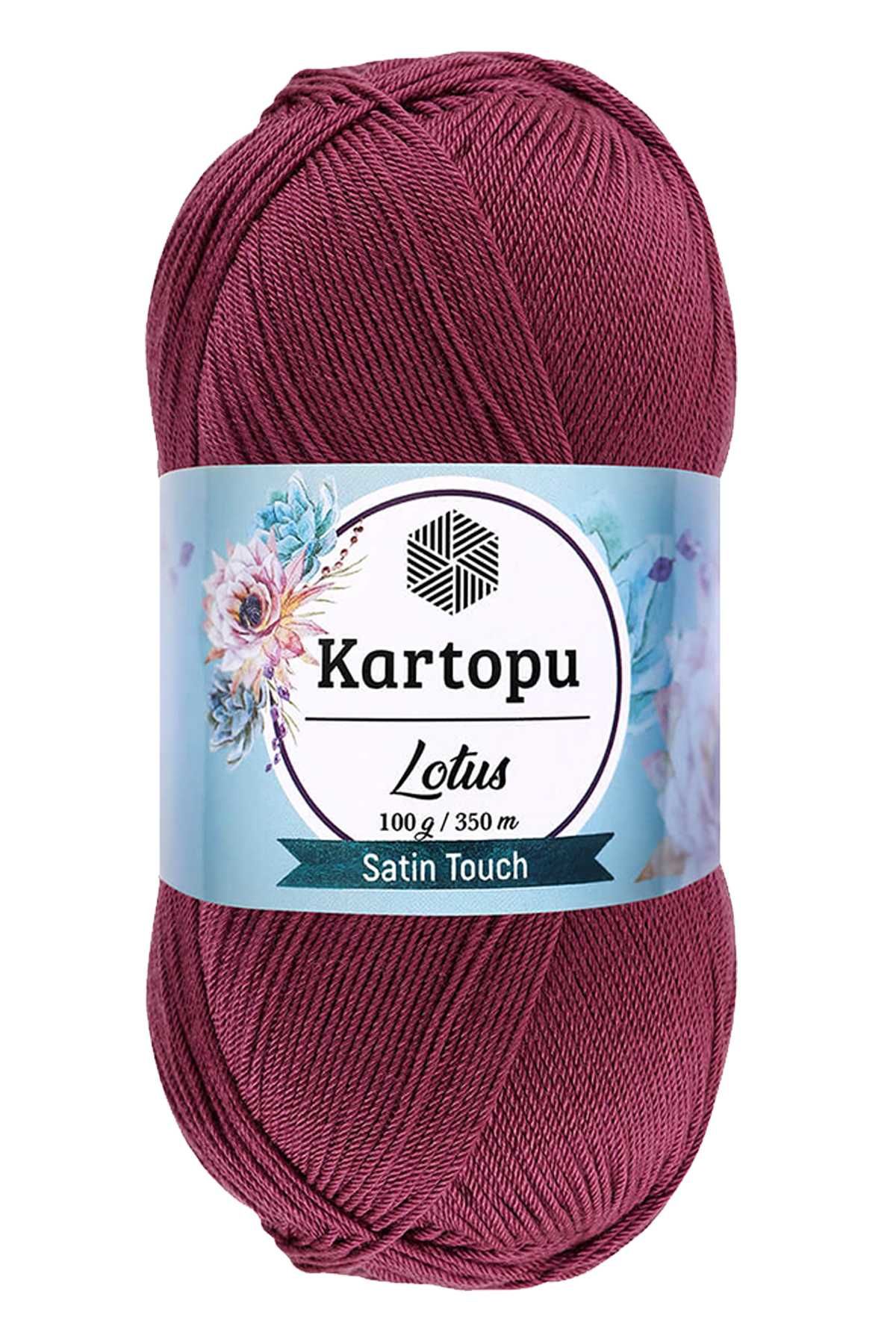 Lotus Bikini Büstiyer Bluz Örgü İpi K756 Begonvil