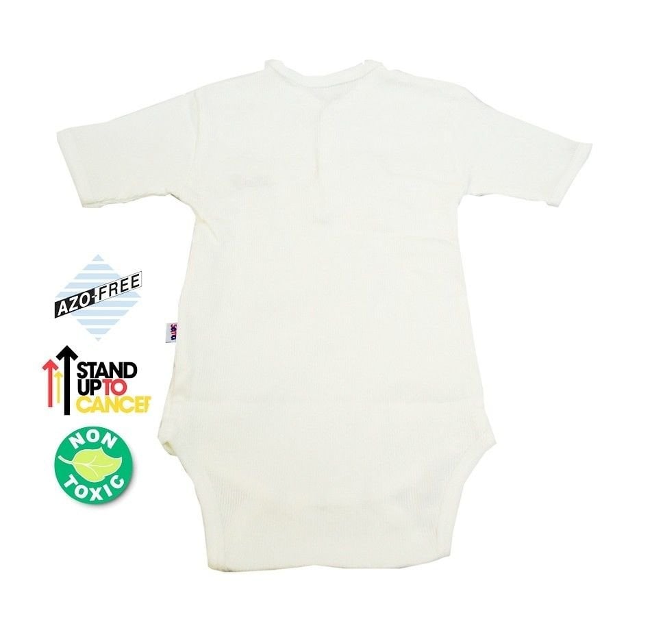 Sema Baby Yarım Kol Kaşkorse Badi (Body) - Ekru 6-12 Ay