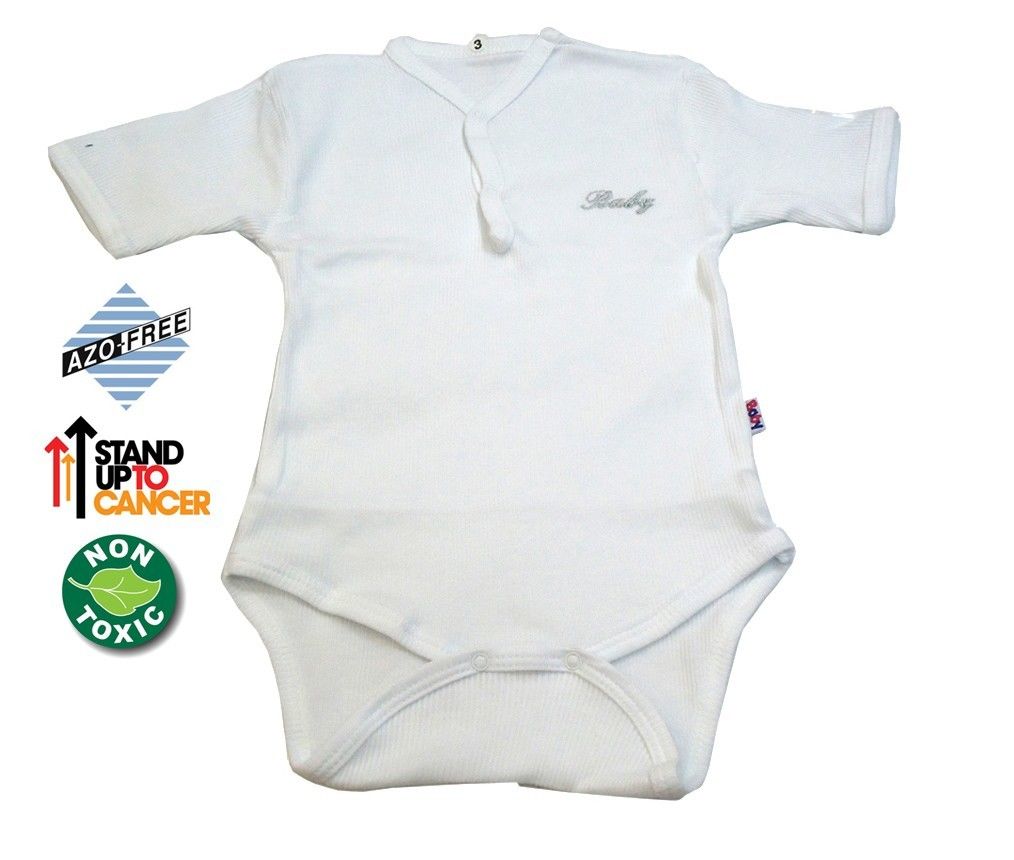Sema Baby Yarım Kol Kaşkorse Badi (Body) - Beyaz 6-12 Ay