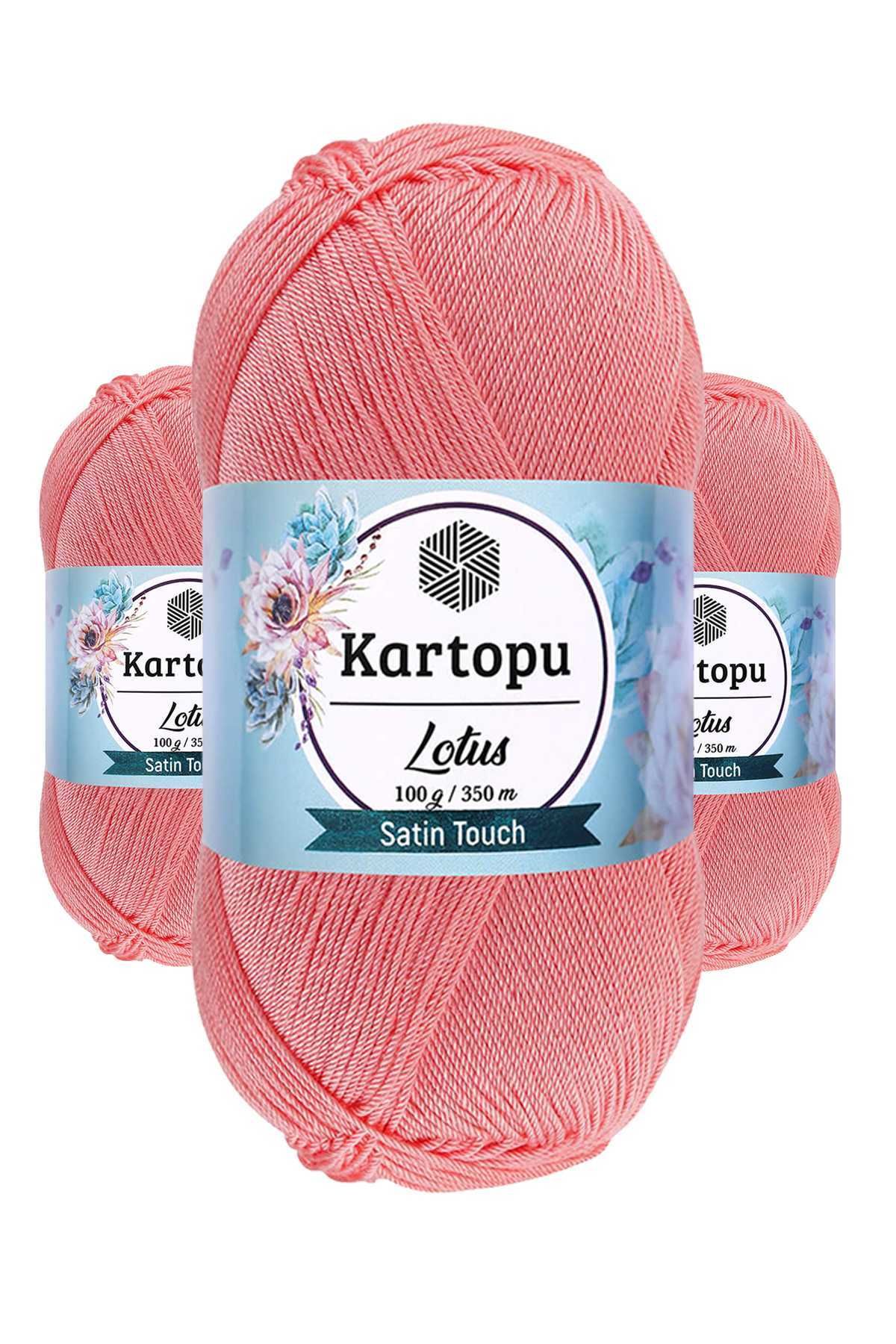 3 Adet Lotus Bikini Büstiyer Bluz Örgü İpi K766 Gül Pembe