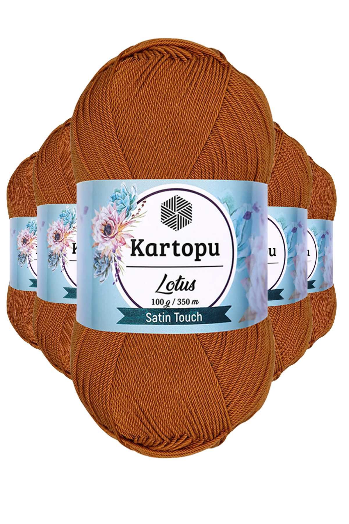 5 Adet Lotus Bikini Büstiyer Bluz Örgü İpi K302 Tarçın