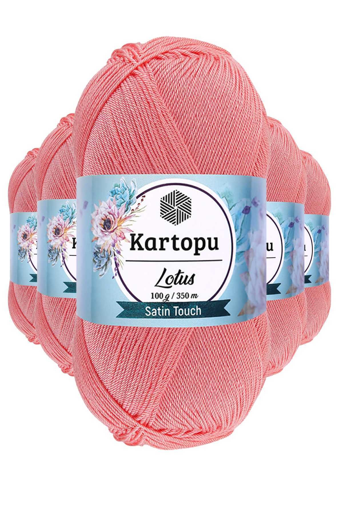 5 Adet Lotus Bikini Büstiyer Bluz Örgü İpi K766 Gül Pembe