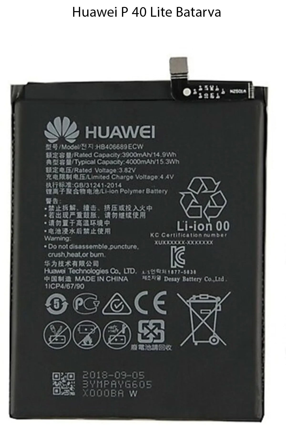 Huawei P40 Lite Batarya Pil