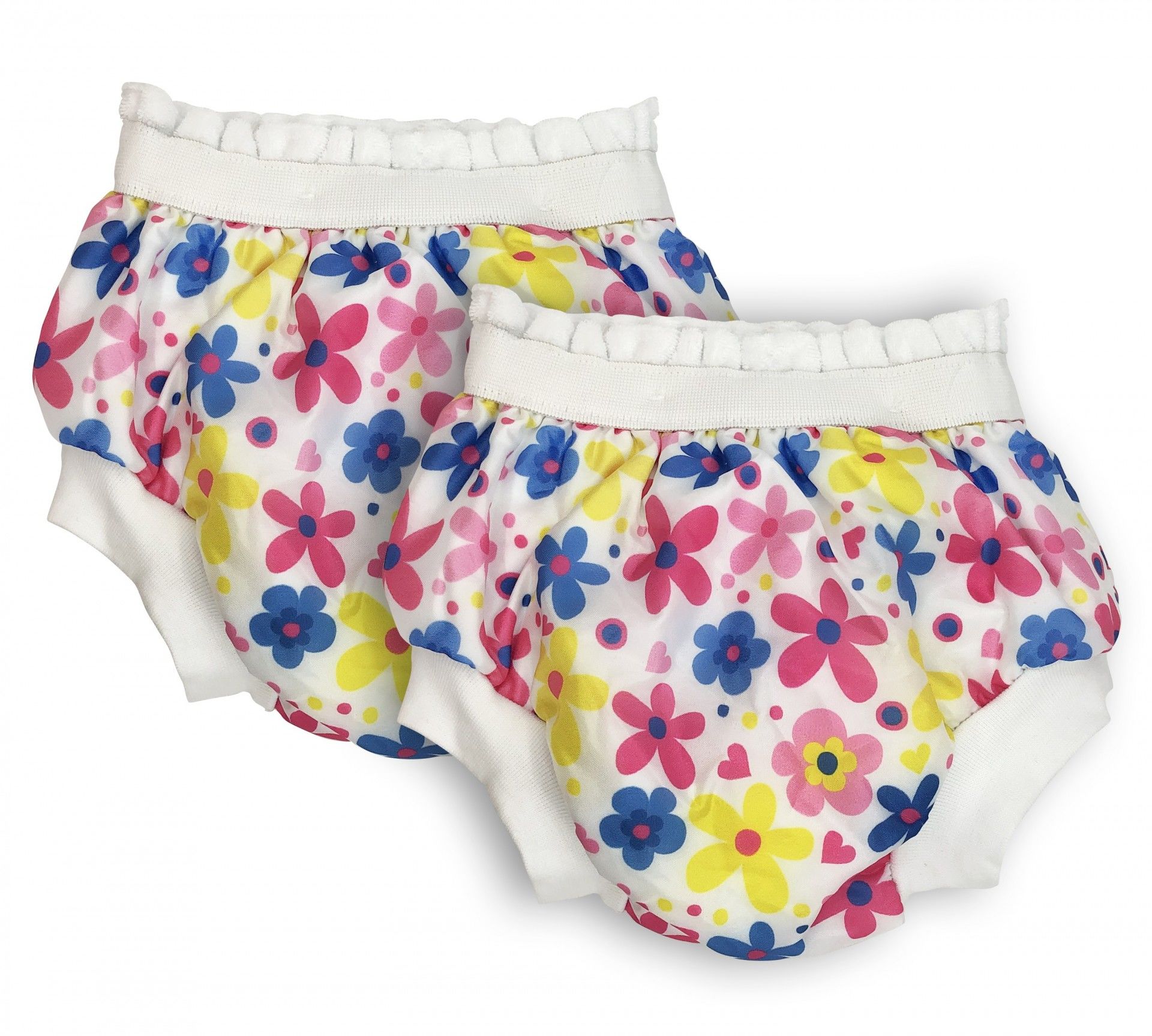 Sema Baby 2'li Desenli Lüks Alıştırma Külodu No.2 15-20 kg - Flowers