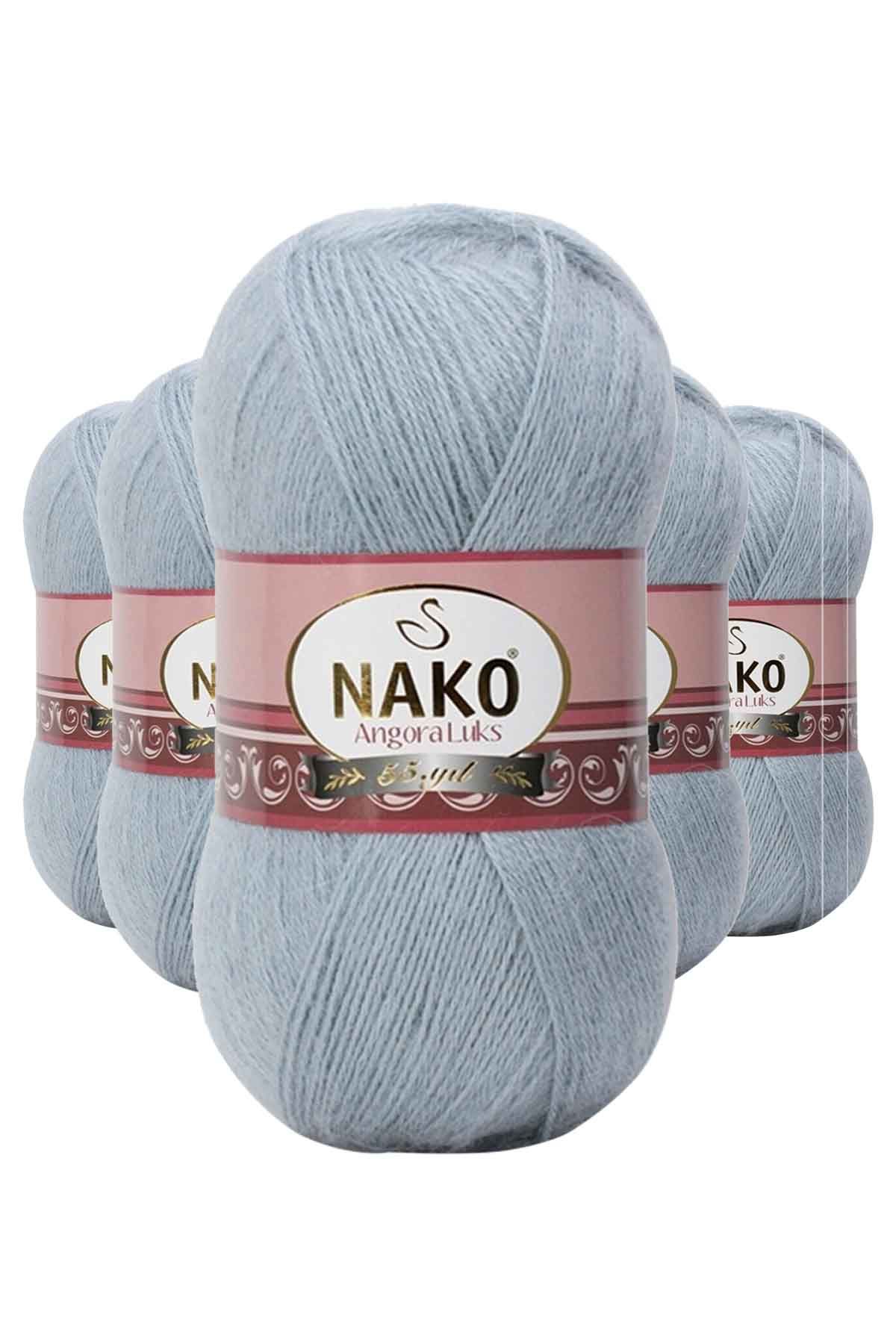 5 Adet Angora Lüks El Örgü İpi 12936