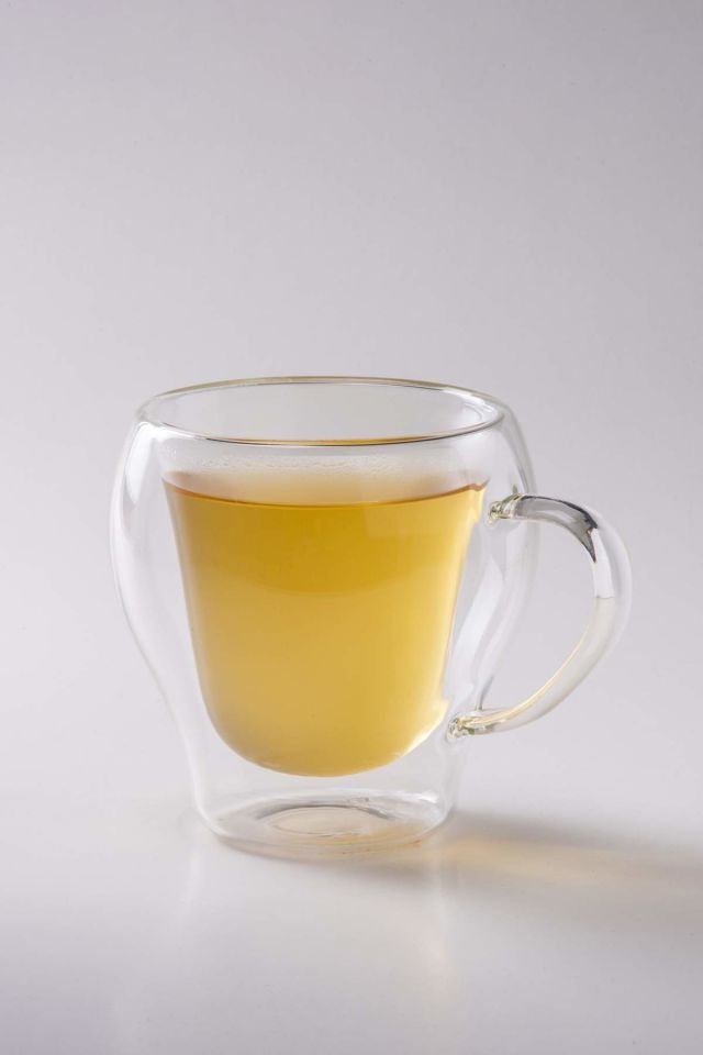 Çift Cam Çift Cidarlı Tombul Cam Kupa Isı Yalıtımlı Kulplu Cam Bardak Ev Ofis Fincanı 250ml