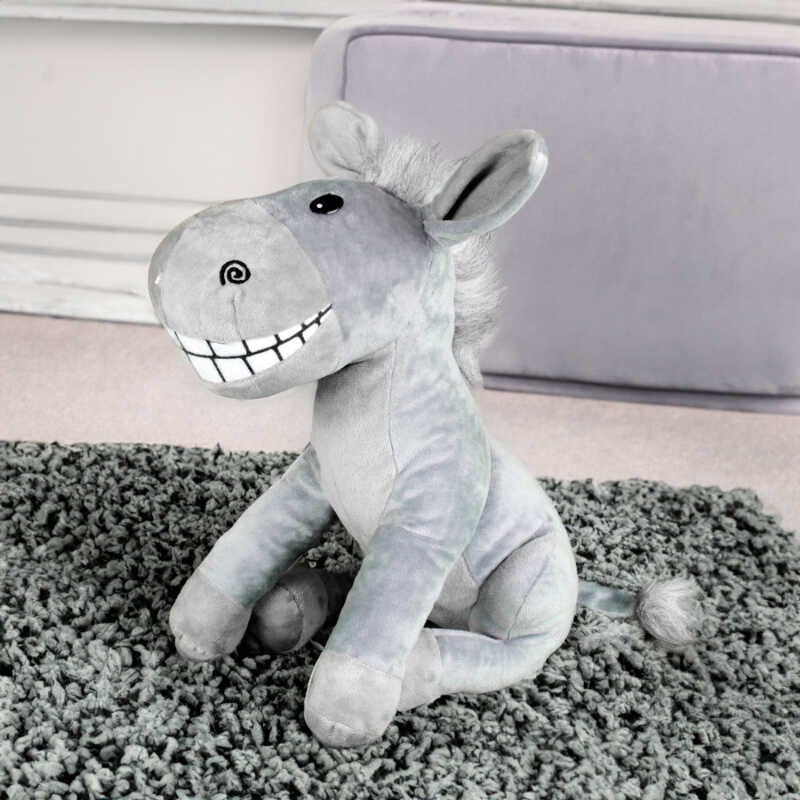 Peluş Eşek  25CM Gri