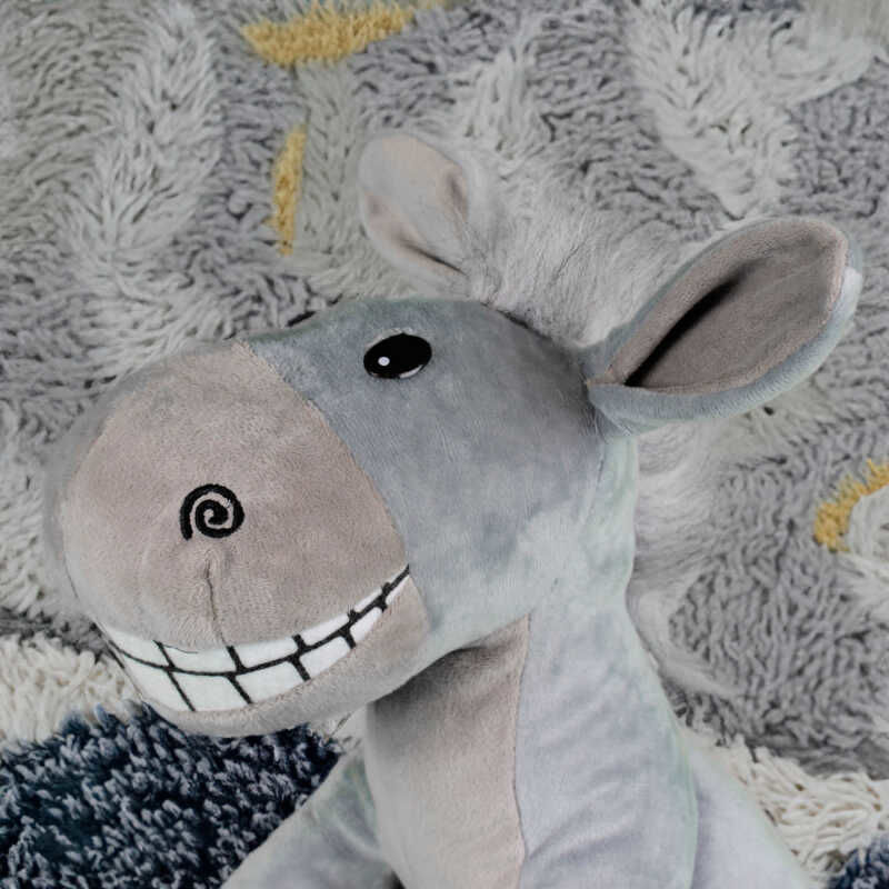 Peluş Eşek  25CM Gri