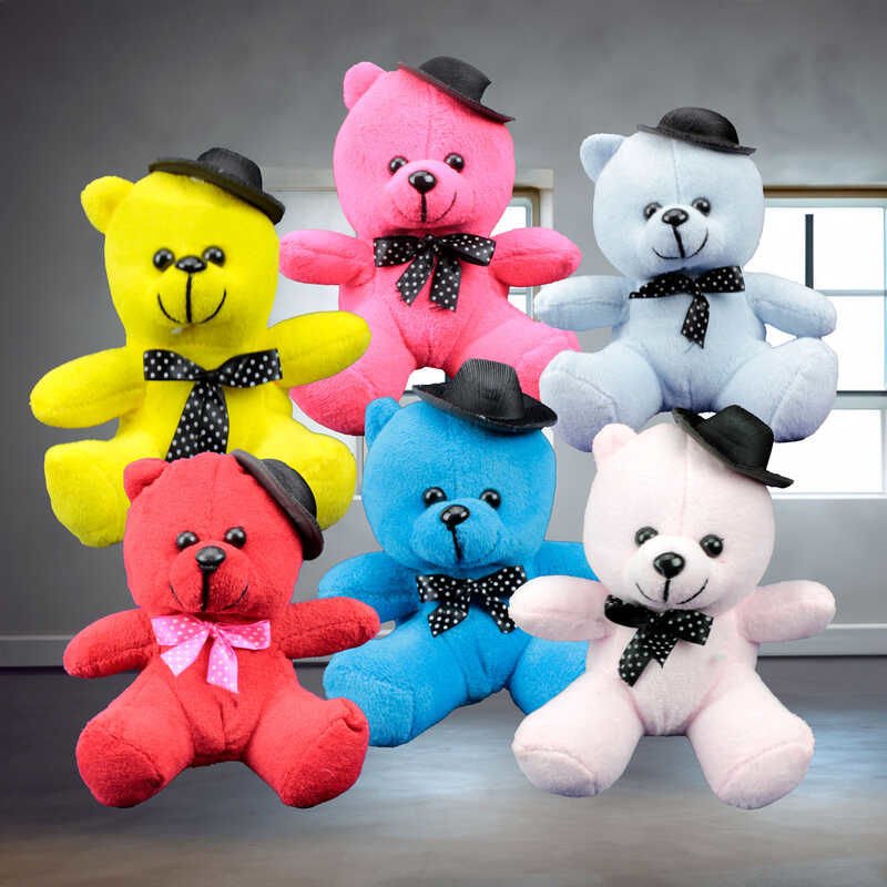 Peluş Ayıcık Şapkalı  20CM