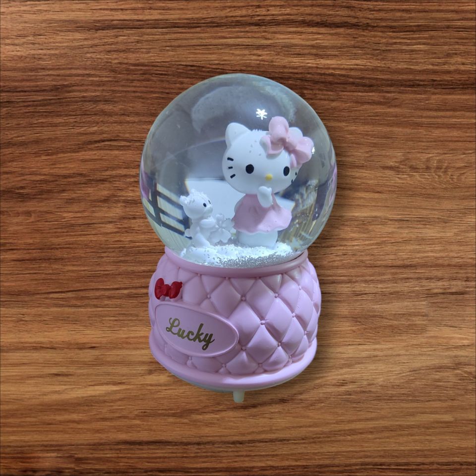 HELLO KİTY KAR KÜRESİ 16CM