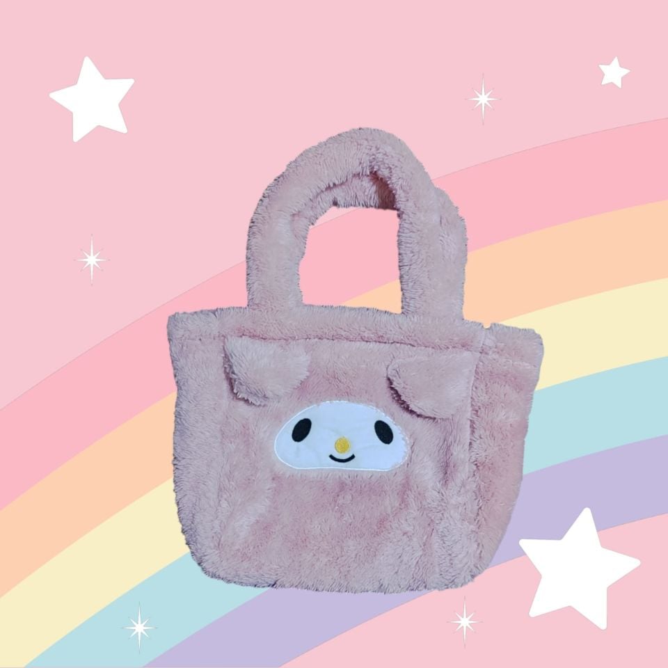 Peluş Çanta Kuromi Kawaii Cinnamoroll Hello Kitty My Melody 40CM