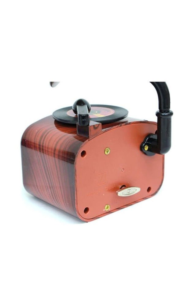 Nostaljik Hediye Gramofon Şekilli Müzik Kutusu Yf-2268