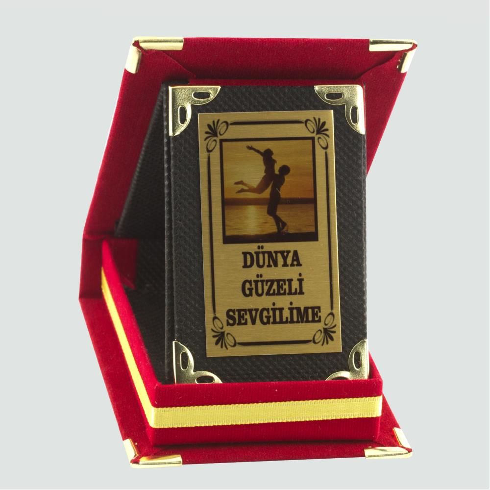 Dünya Güzeli Sevgilime Plaketi 11x8 cm