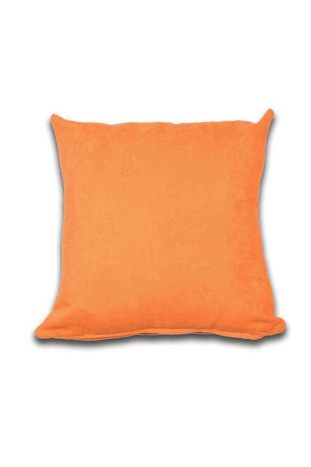 Kırlent Yastık Minder Kılıfı 1 adet 40X40 cm Portakal