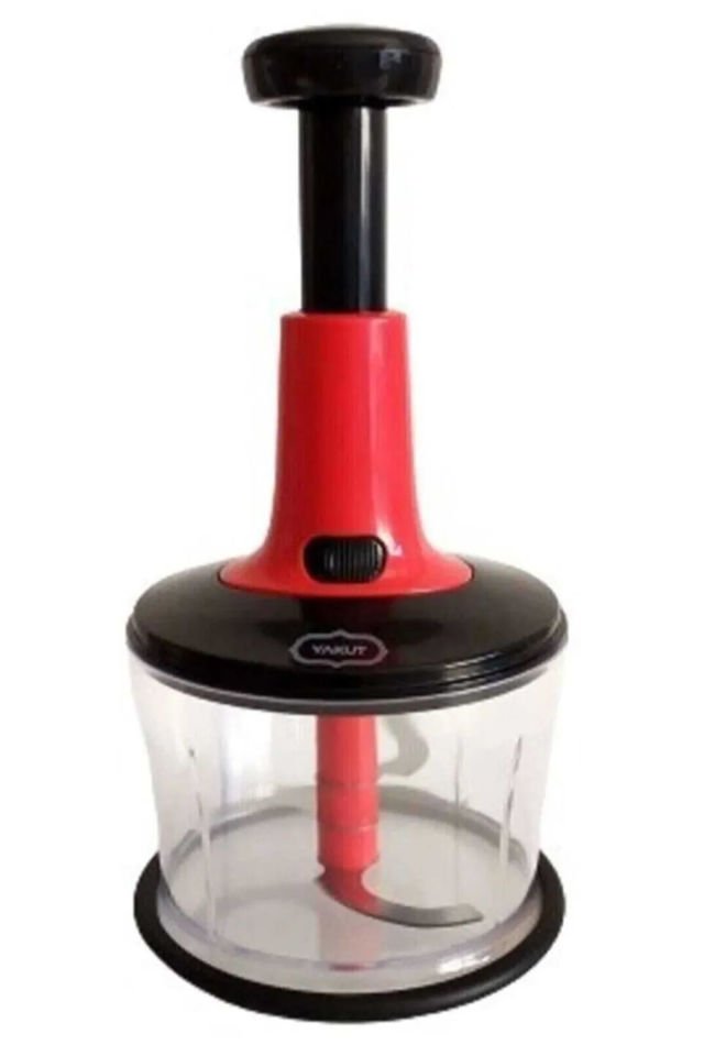 Yakut Üstten Basmalı El Rondo Blender Çelik Bıcaklı Kırmızı