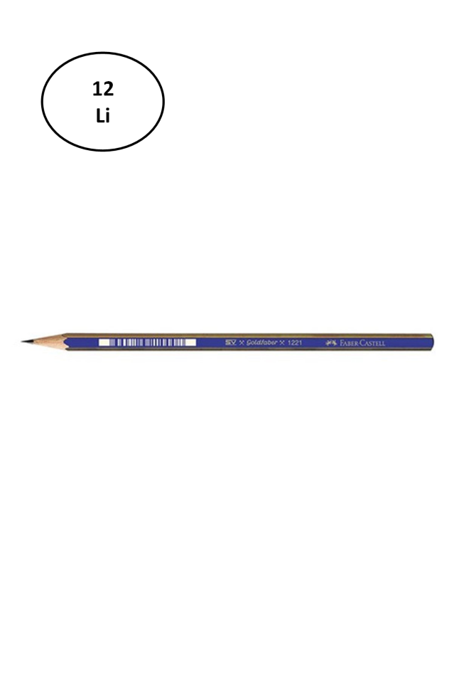 Faber Castell Goldfaber 1221 Dereceli Kurşun Kalem 4H 12'li