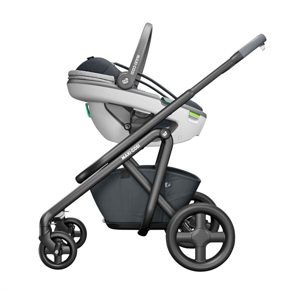 Maxi-Cosi Coral & FamilyFix3 Baza / Essantial Graphite