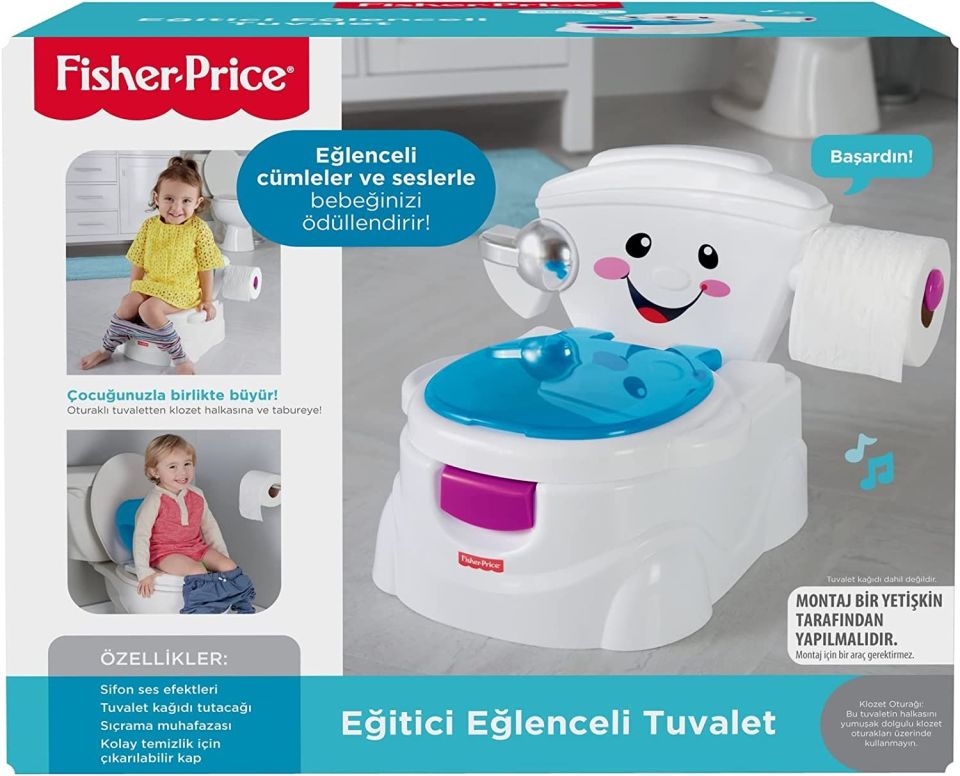 Fisher Price Eğitici Eğlenceli Tuvalet (Türkçe)