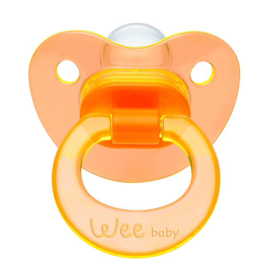 Wee Baby Akide Silikon Damaklı Emzik No:1 (Askılı)