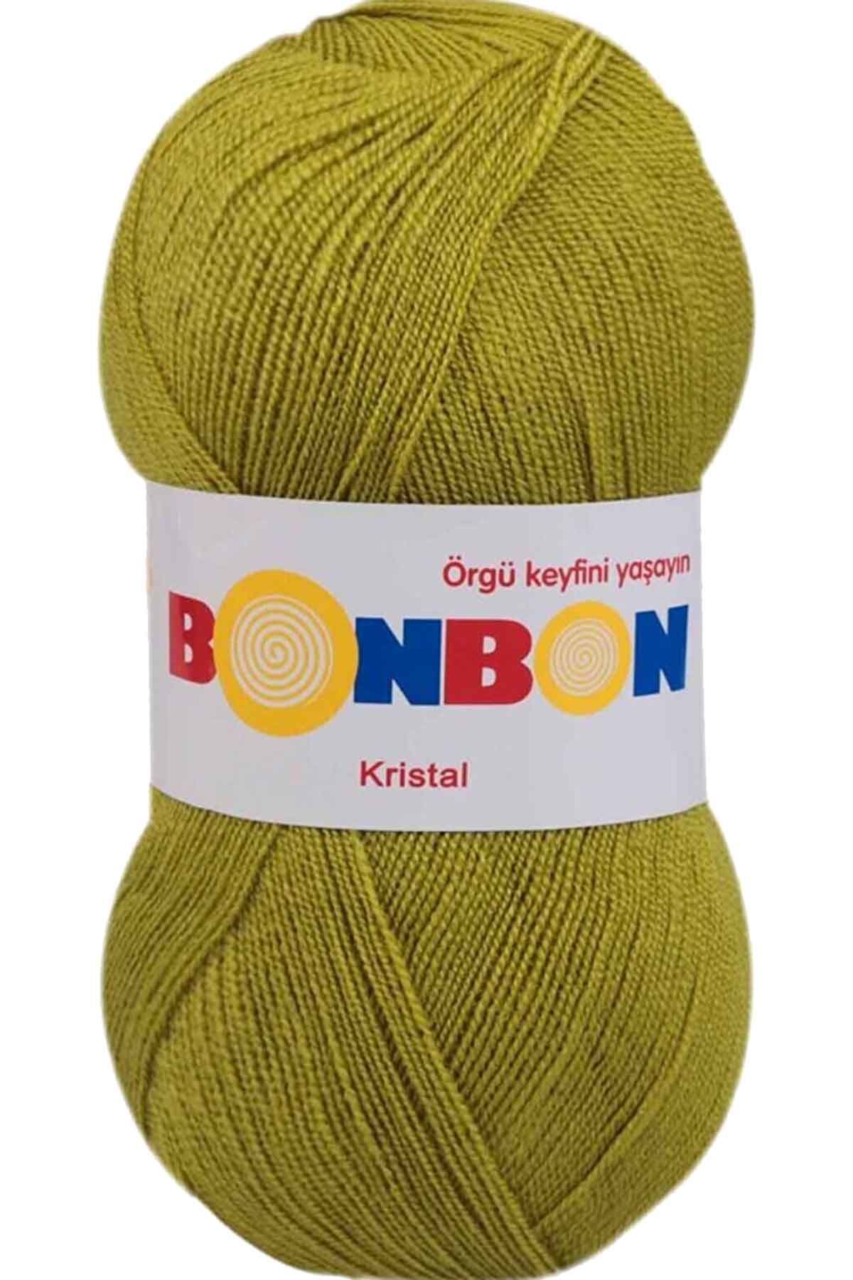 Kristal El Örgü Lif İpi Çimen Yeşili 98229
