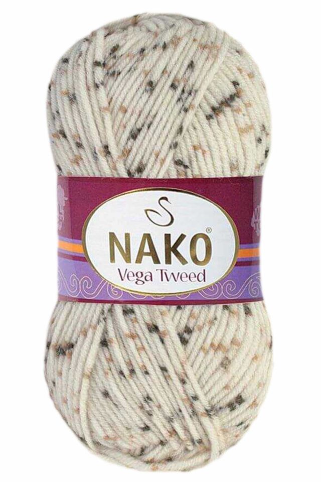 3 Adet Vega Tweed Premium Akrilik El Örgü İpi Yünü No: 35017