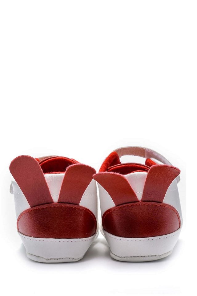 First Step Tavşan Kulaklı Patik - Kırmızı 12-16 Ay / No.19