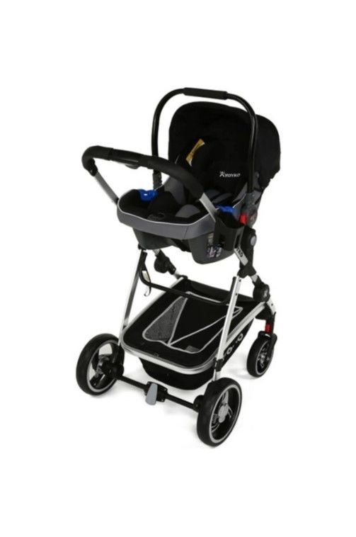 Yoyko City Seyahat Sistem Bebek Arabası 3 in 1 Siyah Silver