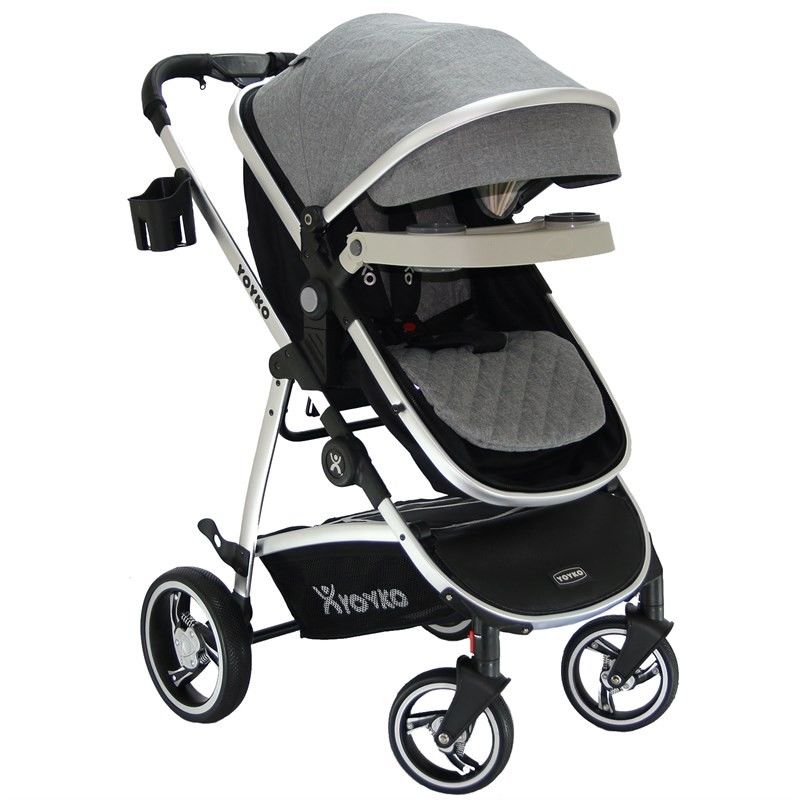 Yoyko City Seyahat Sistem Bebek Arabası 3 in 1 Lacivert Silver