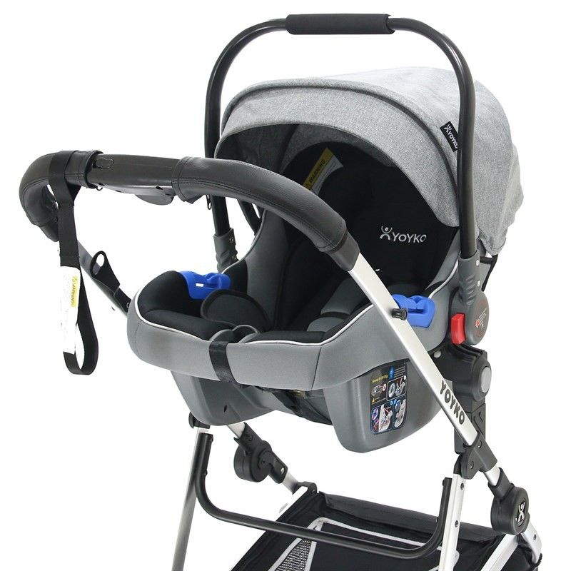 Yoyko City Seyahat Sistem Bebek Arabası 3 in 1 Lacivert Silver