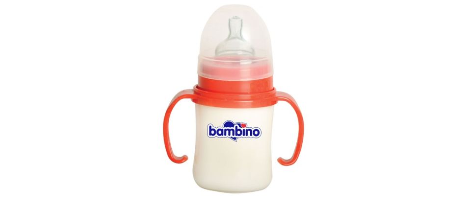 Bambino Geniş Ağızlı Kulplu No:1 Biberon 150 Ml.