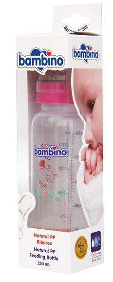Bambino Natural Standart PP Biberon 250 Ml.