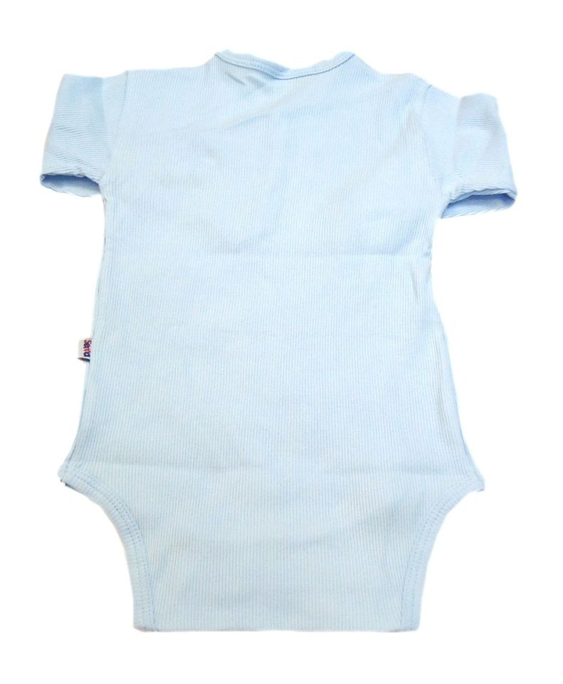 Sema Baby Uzun Kol Kaşkorse Badi (Body) - Mavi  0-6 Ay