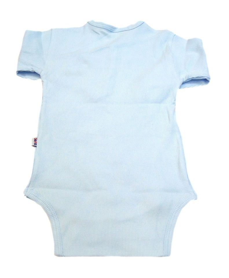 Sema Baby Uzun Kol Kaşkorse Badi (Body) - Mavi  6-12 Ay