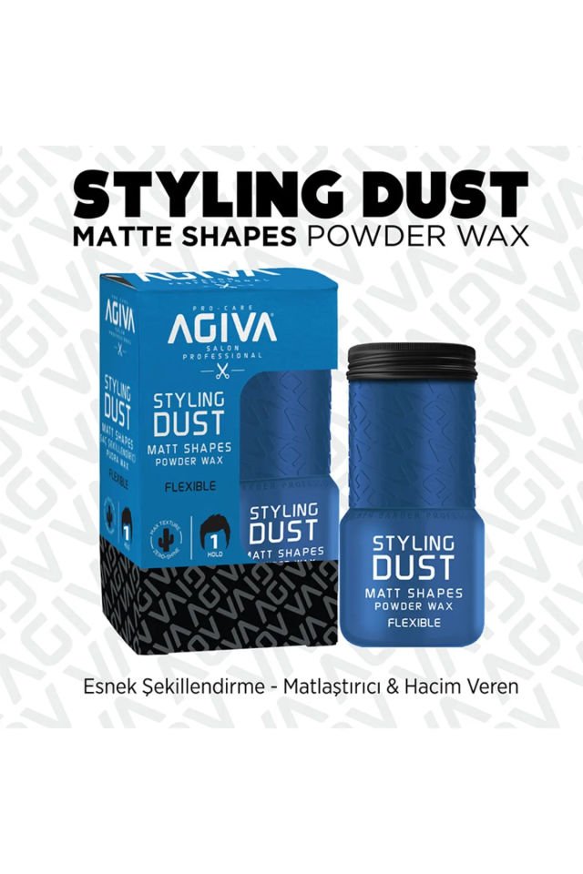 Agiva Saç Şekillendirici Pudra Wax 20 Gr /01 Esnek Tutuş