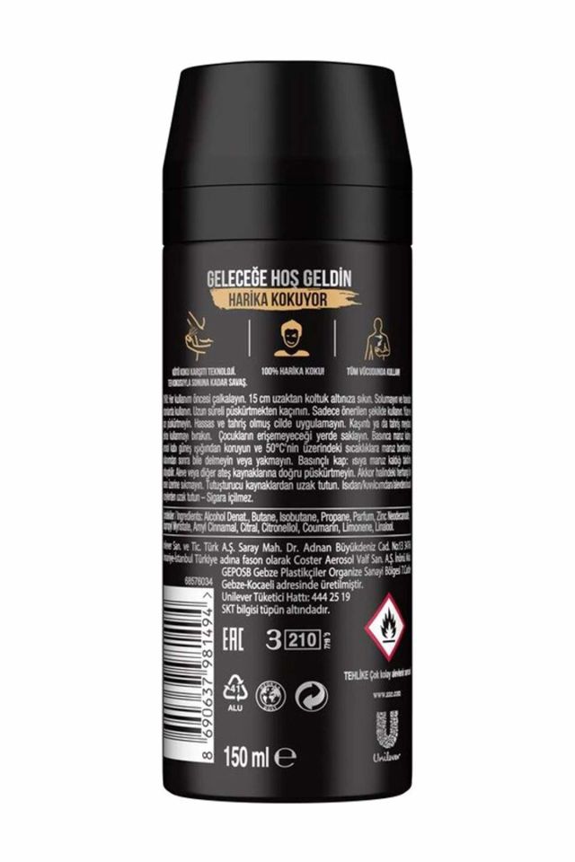 2 Adet Dark Temptation Erkek Deodorant Sprey 150 ml