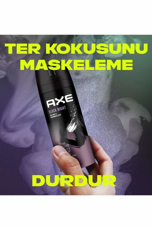 2 Adet Black Night Erkek Deodorant Sprey 150 ML