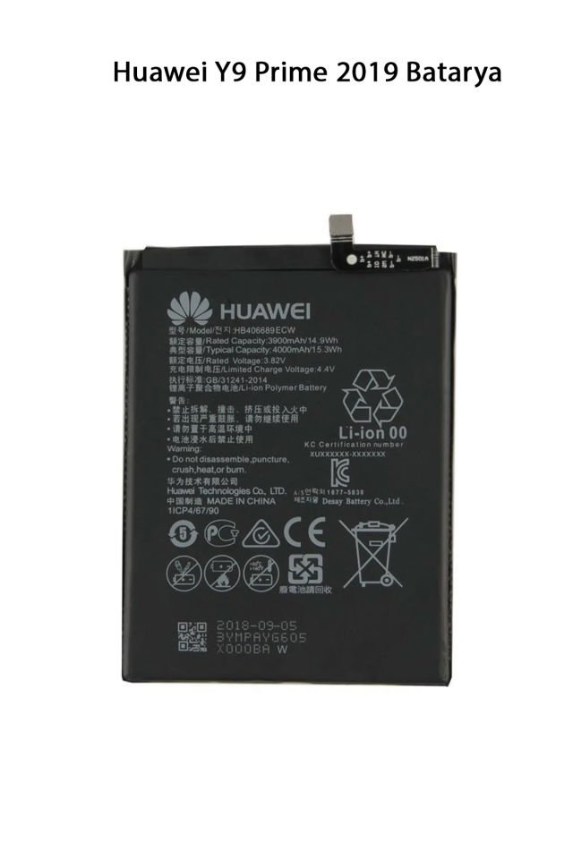 Huawei Y9 Prime 2019 Batarya Pil