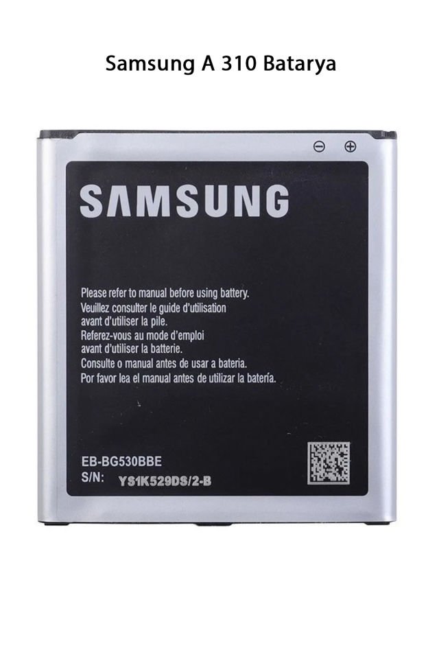 Samsung A310 Telefonlarla Uyumlu Batarya 2300 mAh
