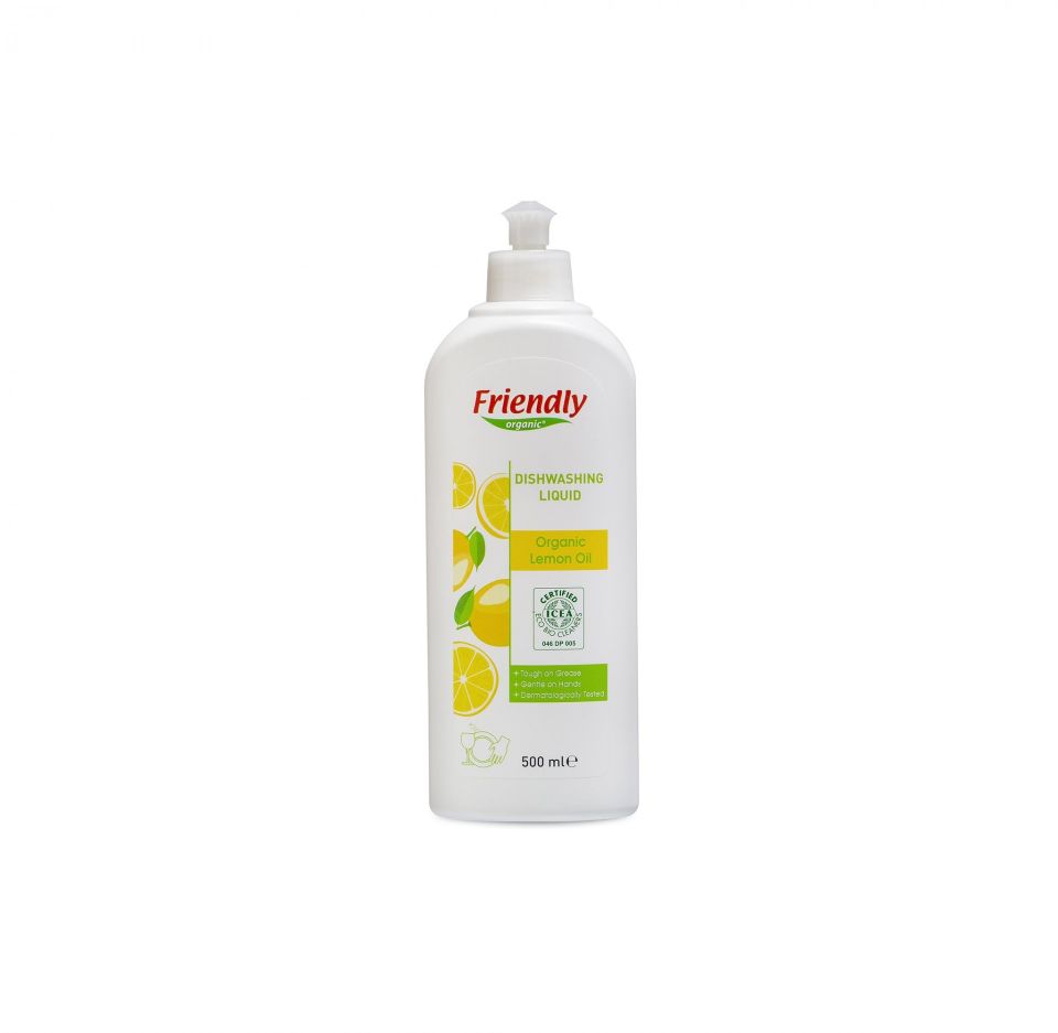 Friendly Organic Bulaşık Deterjanı Limon Yağı - 500 ml