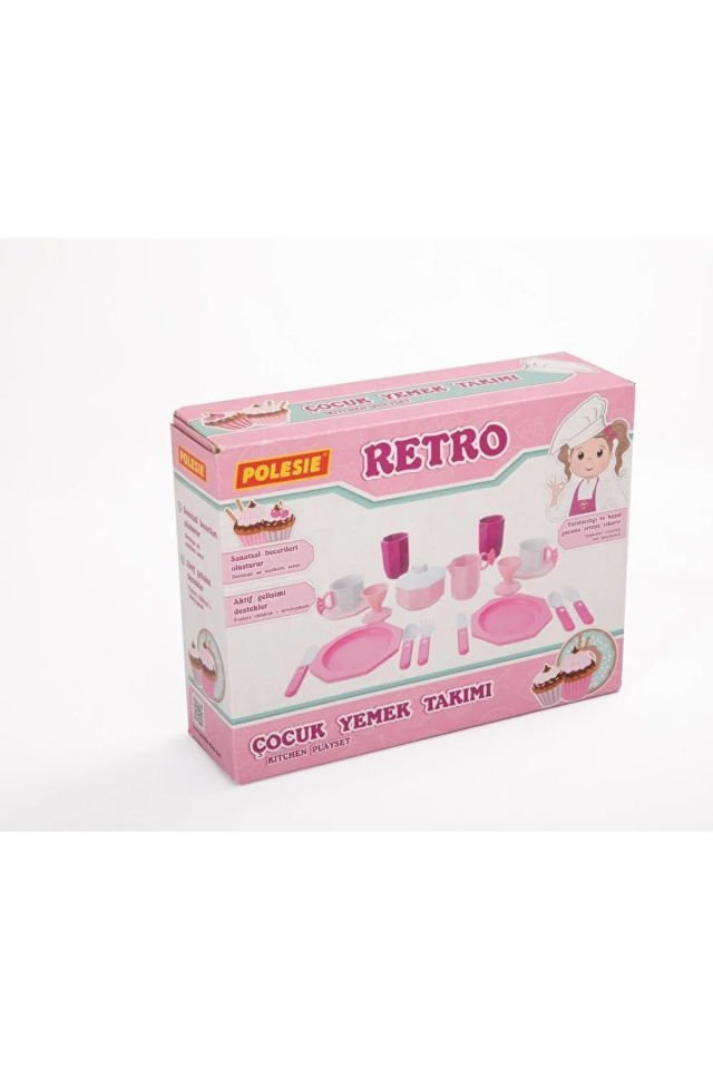 Polesie Retro Çay ve Yemek Takımı Seti 19 Parça Kutulu