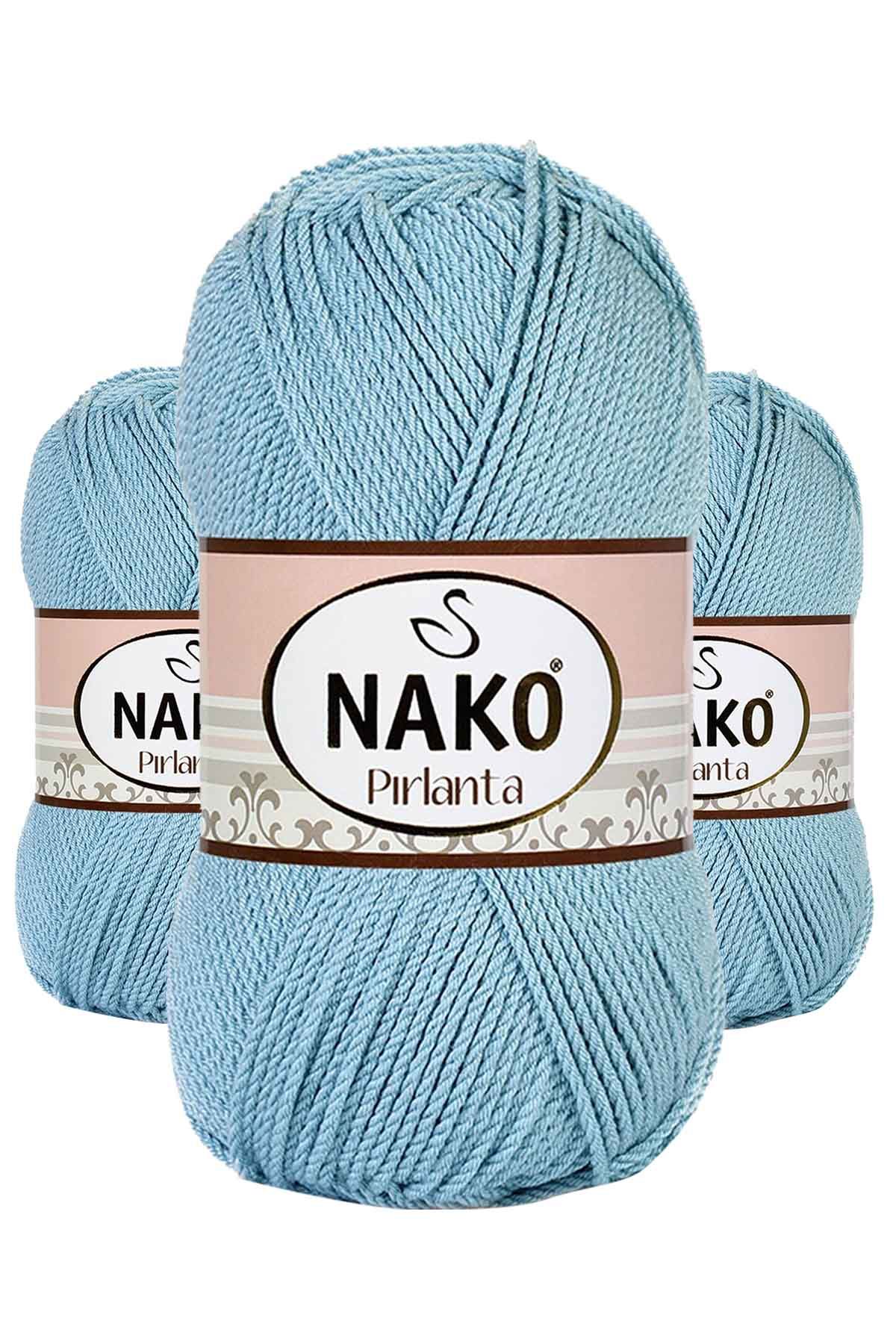 3 Adet Pırlanta Amigurumi El Örgü İpi Yünü Azur 10482
