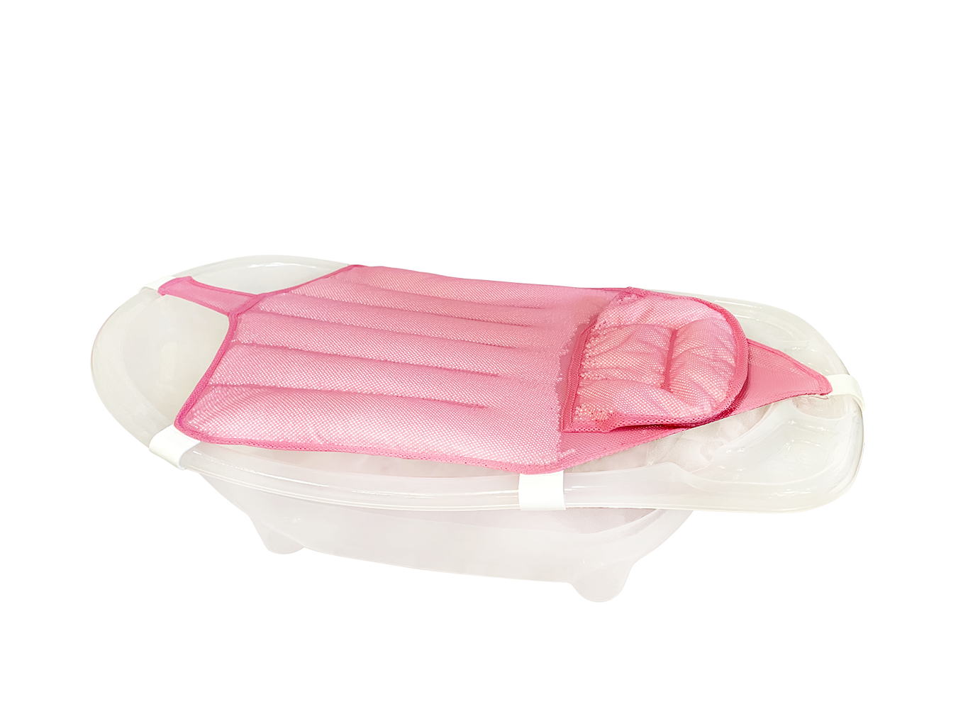 Sema Baby Köpüklü Kafa Destekli Bebek Banyo Filesi - Pembe