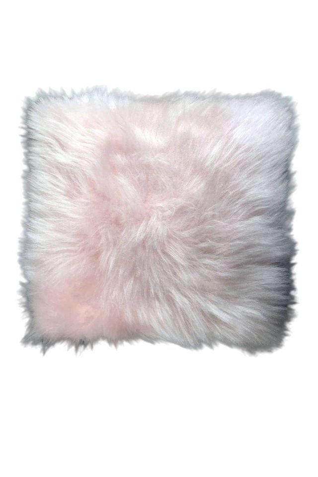 2 Adet Uzun Tüylü Peluş Lüks Salon Kırlent Minder Kılıf 52x52 S8