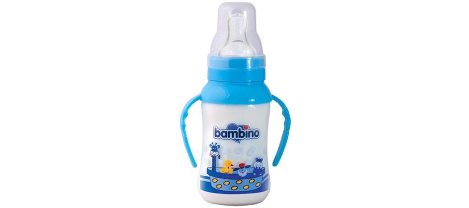 Bambino Biberon Ayıcıklı Kavranabilir Büyük